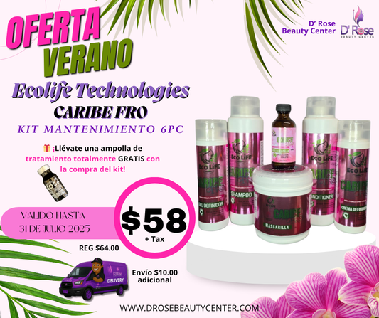 ECOLIFE TECHNOLOGIES CARIBE FRO KIT DE MANTENIMIENTO 6PC ETCFK6