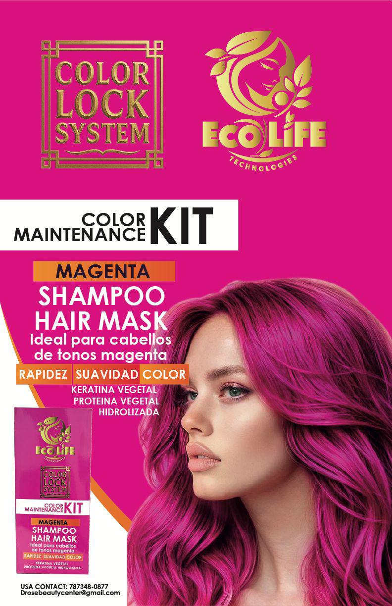 ECOLIFE TECHNOLOGIES – COLOR LOCK SYSTEM MAGENTA SHAMPOO 8oz