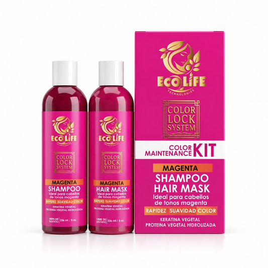 ECOLIFE Color Lock System Kit Magenta 2 Piezas – 8 oz