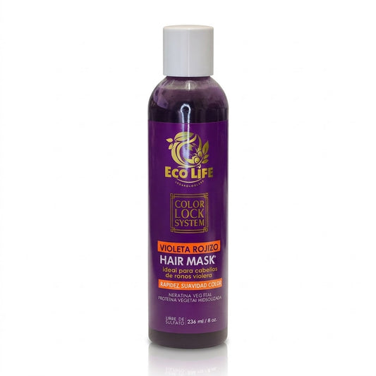ECOLIFE Technologies Color Lock Hair Mask Violeta Rojizo 8 oz – ETCLSRVM