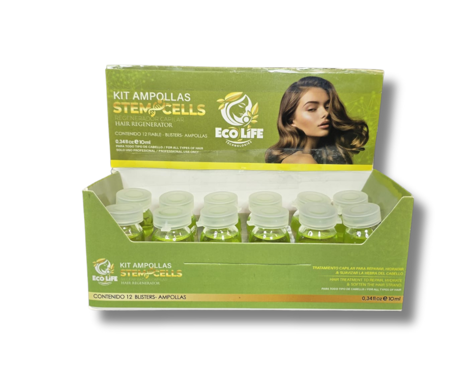 💚 ECOLIFE TECHNOLOGIES – AMPOLLA CAPILAR CÉLULAS MADRE 15 mL