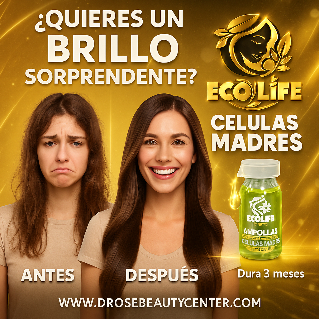 💚 ECOLIFE TECHNOLOGIES – AMPOLLA CAPILAR CÉLULAS MADRE 15 mL