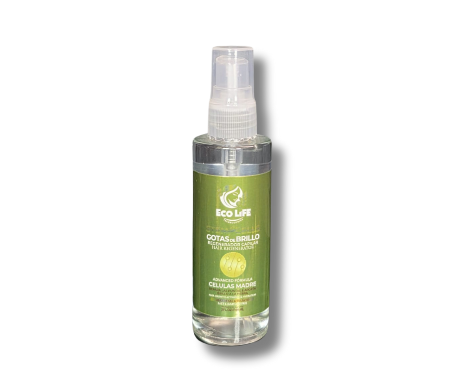 💚 ECOLIFE TECHNOLOGIES – GOTAS DE BRILLO CON CÉLULAS MADRE 2oz