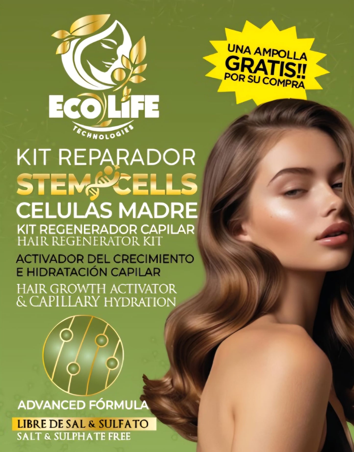 💚 ECOLIFE TECHNOLOGIES – ACONDICIONADOR CÉLULAS MADRE GALÓN