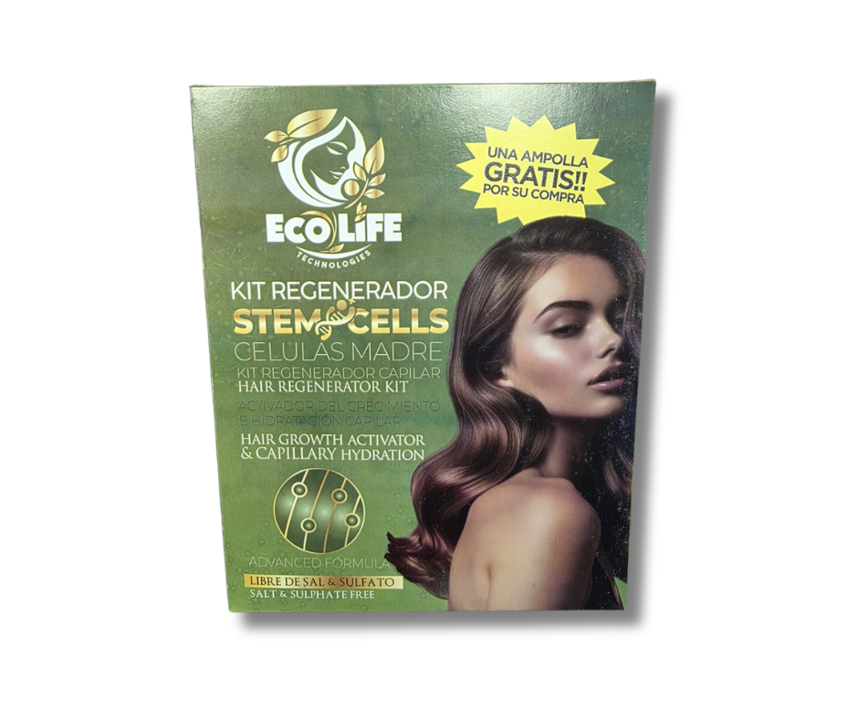 💚 ECOLIFE TECHNOLOGIES – KIT CÉLULAS MADRE 5 PIEZAS