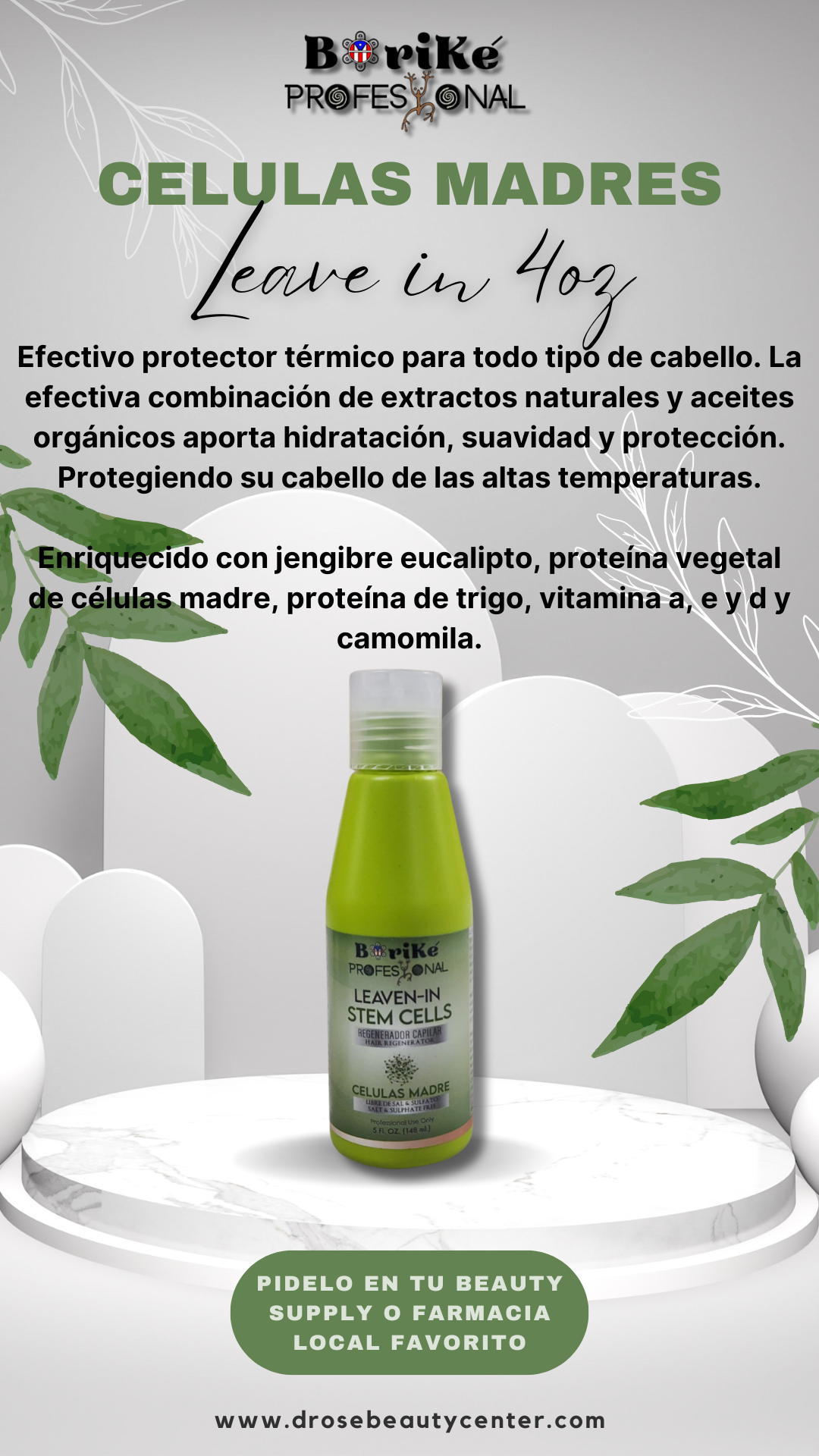 BORIKE PROFESIONAL CELULAS MADRES LEAVE IN 5OZ BPCMLI5