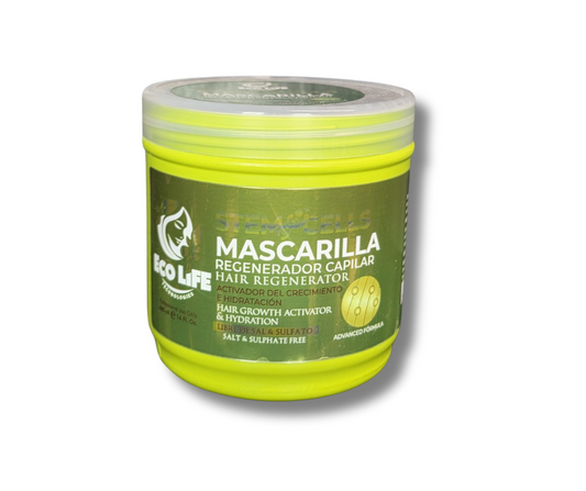 💚 ECOLIFE TECHNOLOGIES – MASCARILLA CAPILAR REGENERADORA CON CÉLULAS MADRE 16oz
