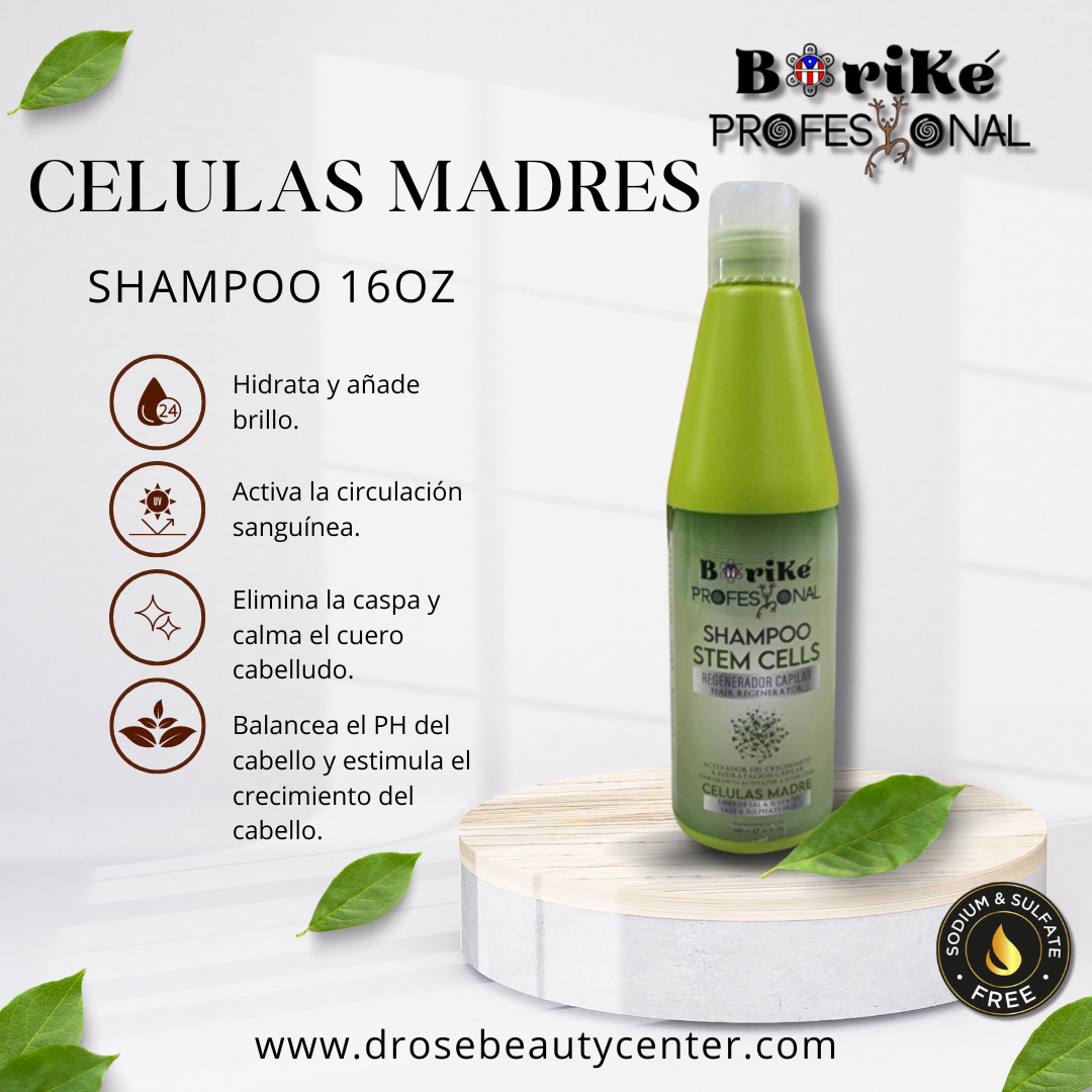 BORIKE PROFESIONAL CELULAS MADRES SHAMPOO 16OZ BPCMSH16