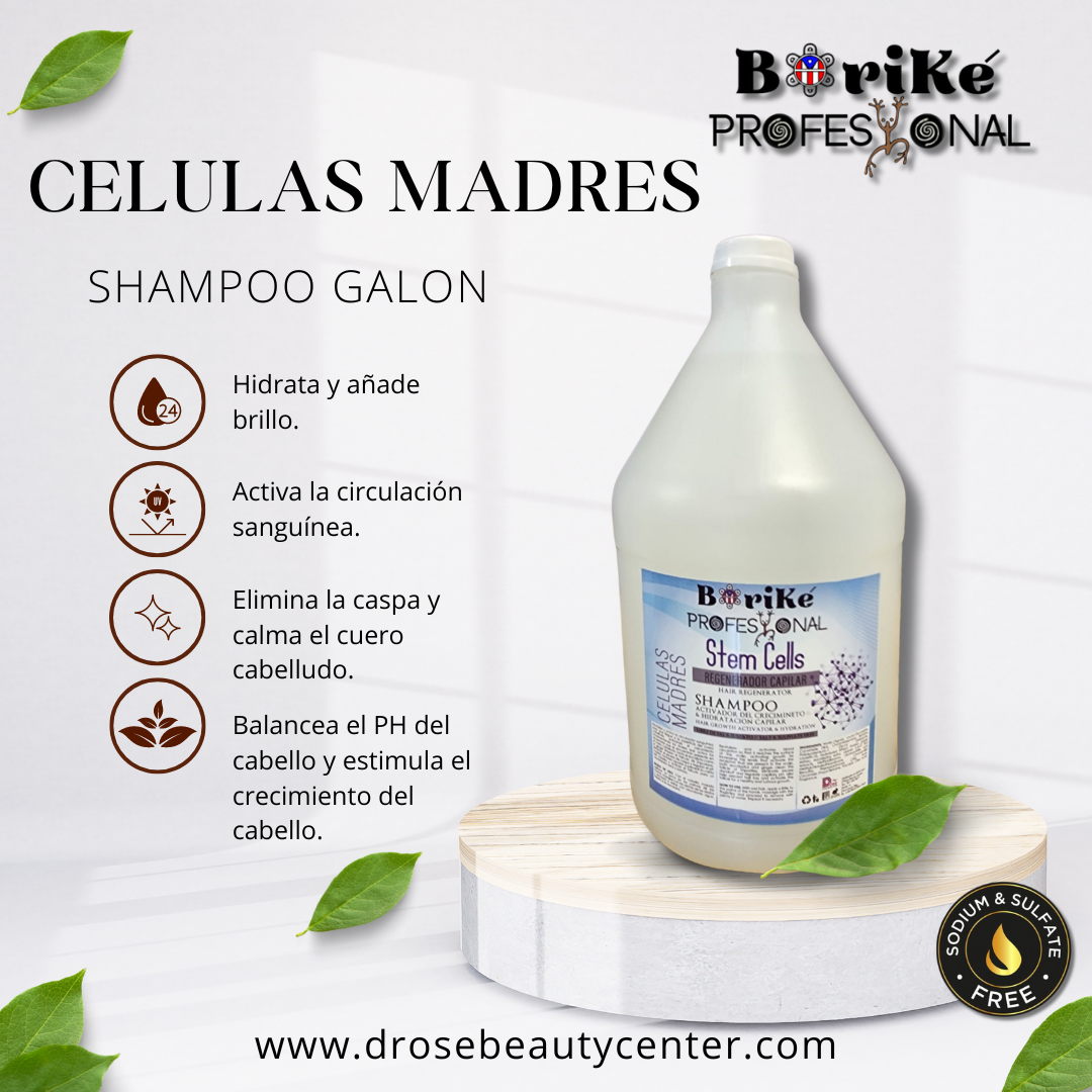 BORIKE PROFESIONAL CELULAS MADRES COMBO SHAMPOO Y ACONDICIONADOR GALON ETCMSHYAG