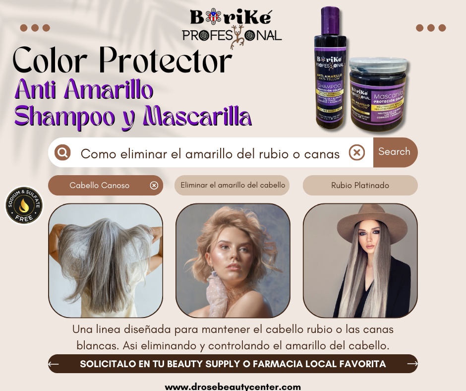 BORIKE PROFESSIONAL COLOR PROTECTOR ANTI-AMARILLO KIT DE MANTENIMIENTO 2PC BPCPAAK2