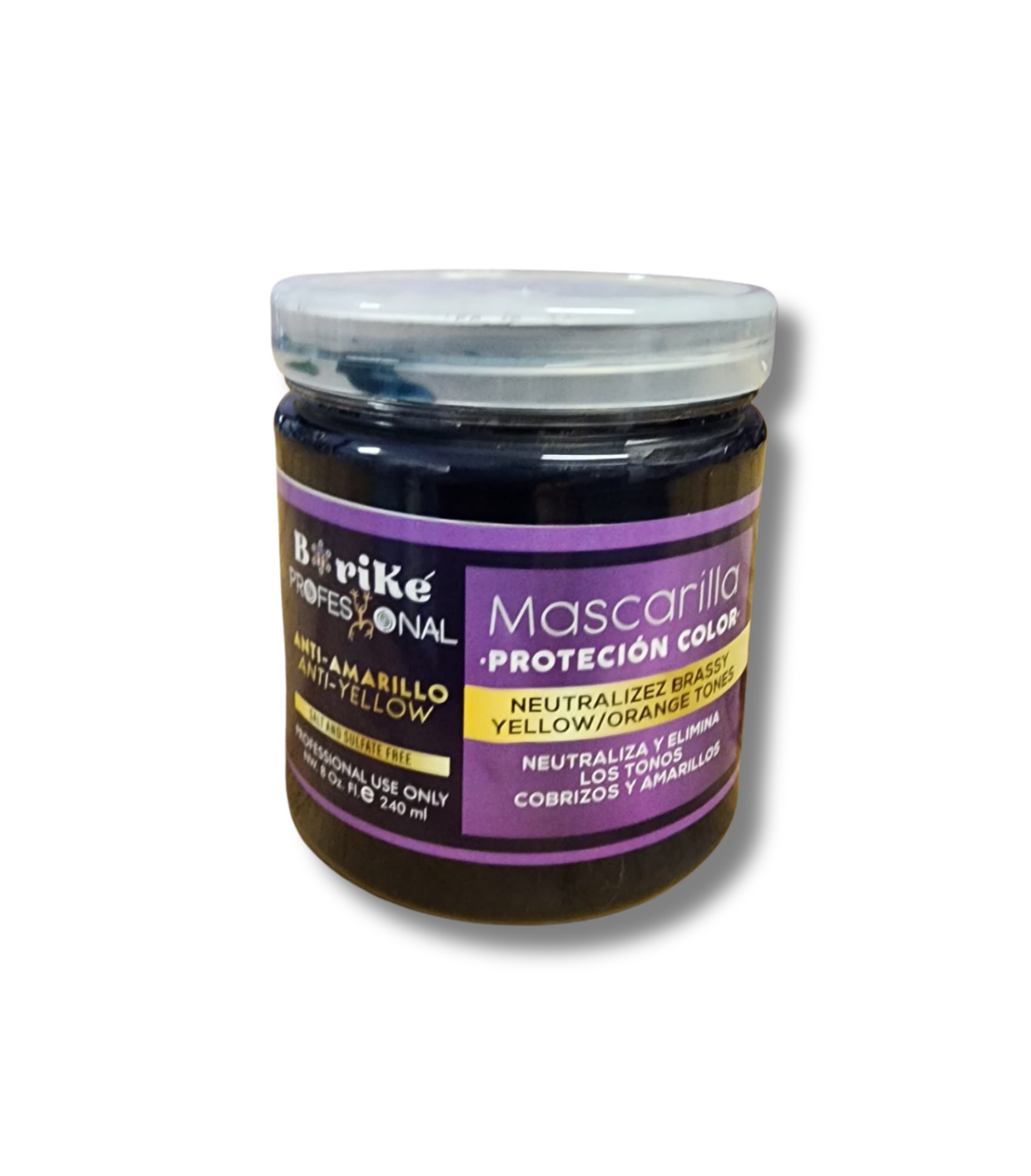 BORIKE PROFESSIONAL COLOR PROTECTOR ANTI-AMARILLO MASCARILLA 8OZ BPCPAAM8