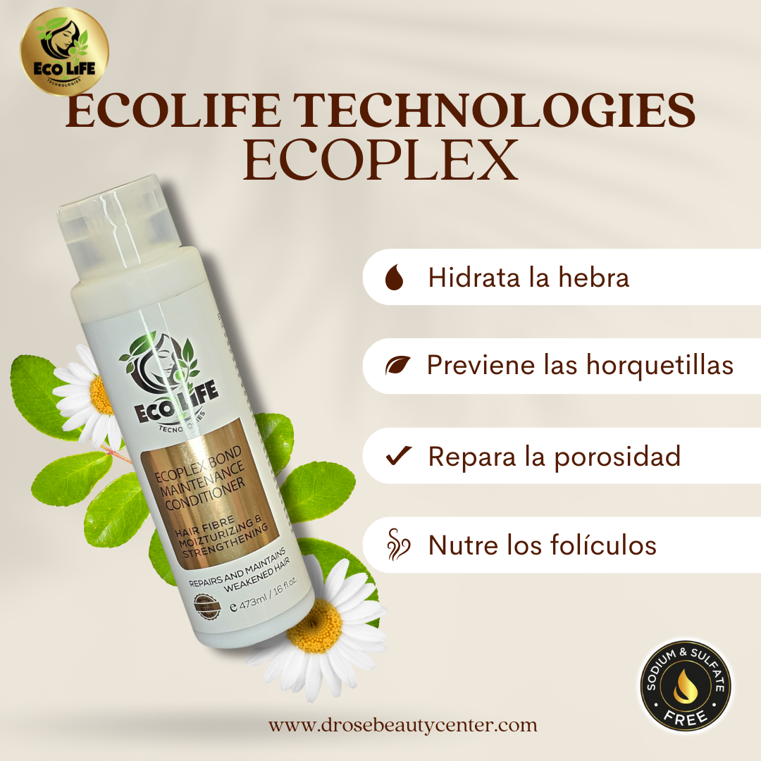 ⭐ ECOLIFE TECHNOLOGIES – ECOPLEX ACONDICIONADOR 16OZ