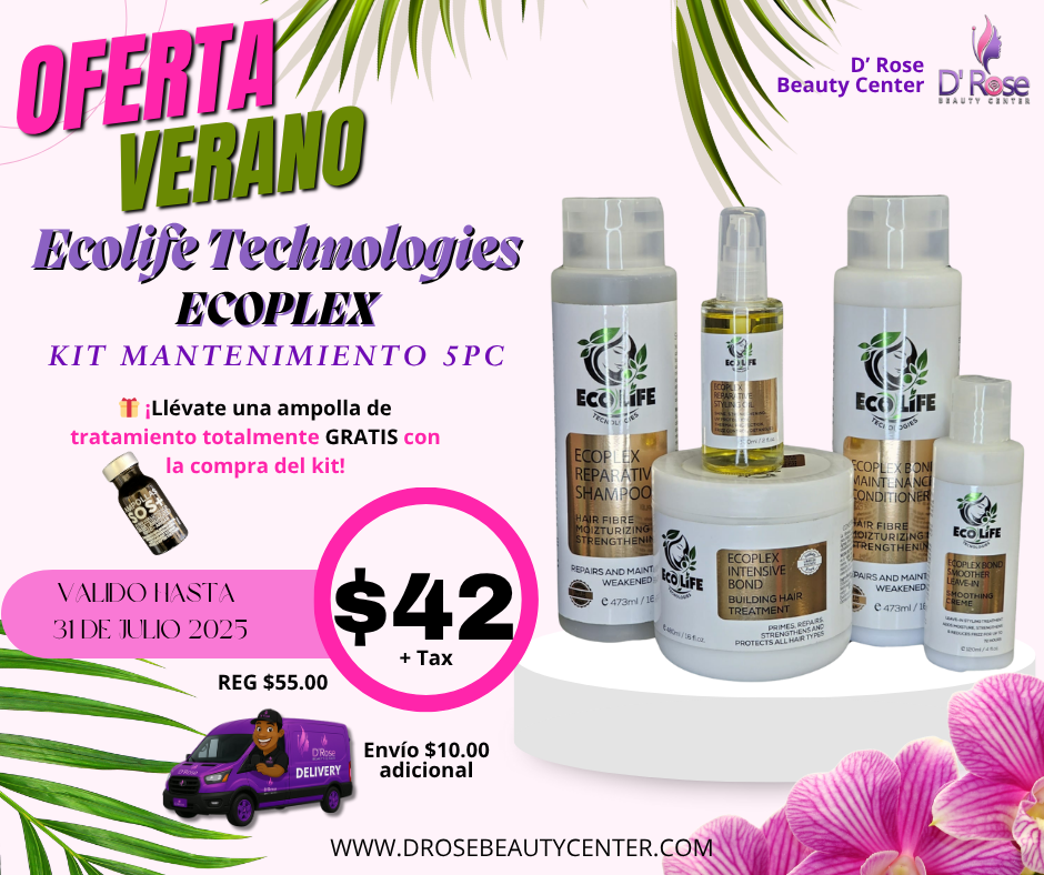 ECOLIFE TECHNOLOGIES ECOPLEX Kit de Mantenimiento 5PC