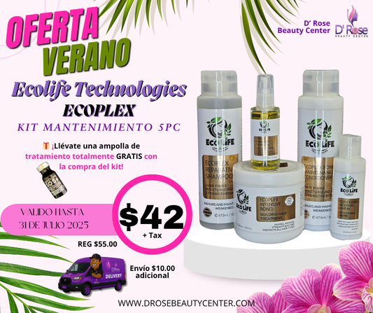 ECOLIFE TECHNOLOGIES ECOPLEX Kit de Mantenimiento 5PC