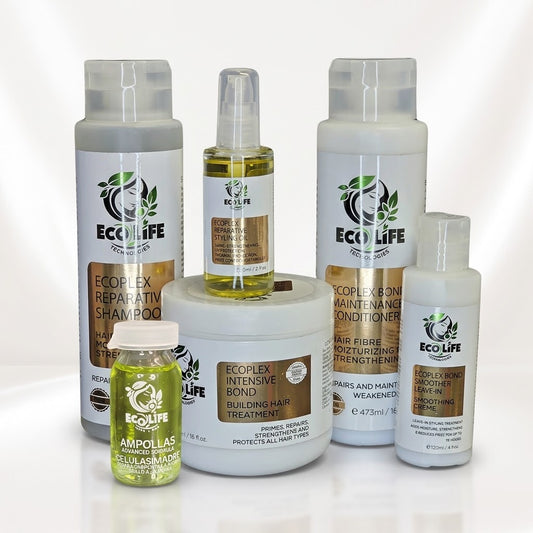 ECOLIFE ECOPLEX Kit de Mantenimiento Capilar 5PC + Ampolla Gratis