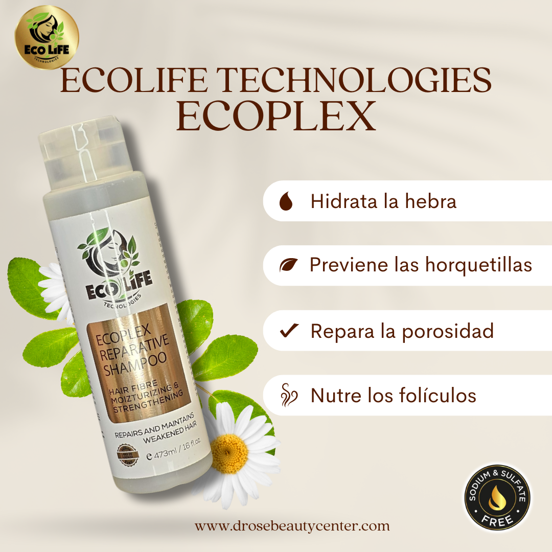 ⭐ ECOLIFE TECHNOLOGIES – ECOPLEX REPARATIVE SHAMPOO 16oz ⭐