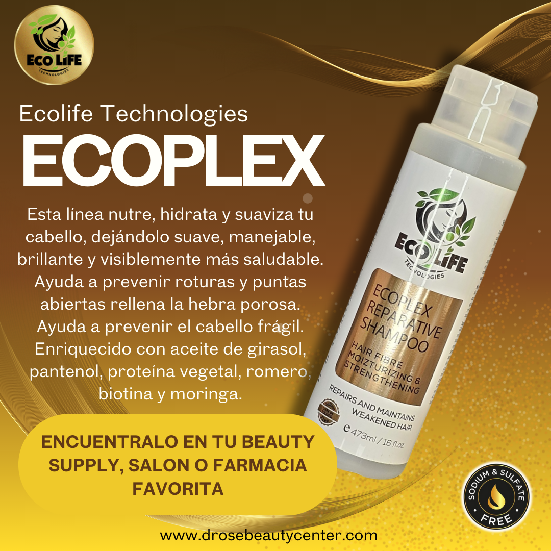 ⭐ ECOLIFE TECHNOLOGIES – ECOPLEX REPARATIVE SHAMPOO 16oz ⭐