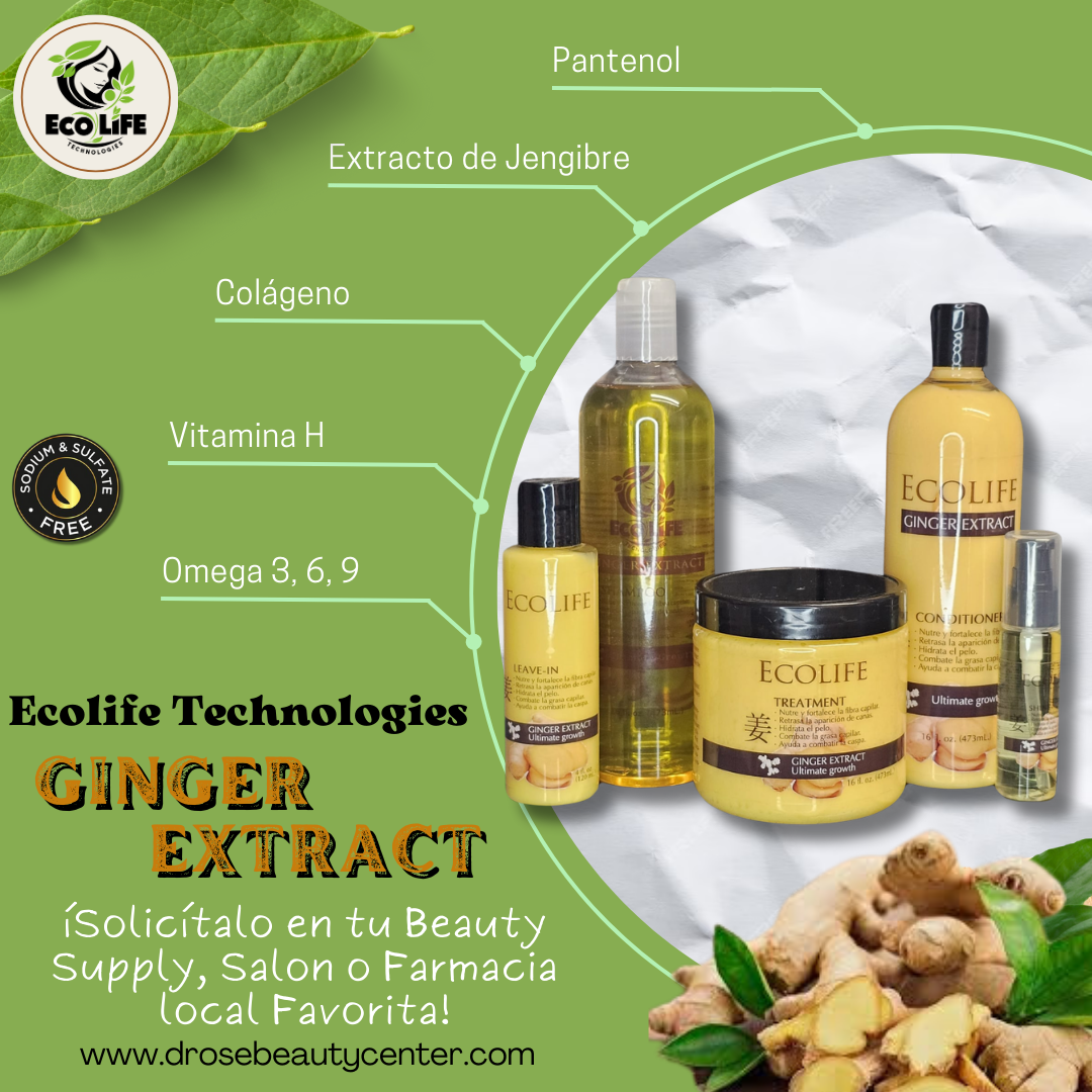 Ecolife Technologies – Ginger Extract Acondicionador 16oz