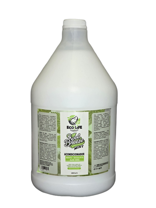 Ecolife Technologies Kool Breeze Mint Acondicionador Galón 128oz ETKBMAG – Acondicionador Refrescante Profesional