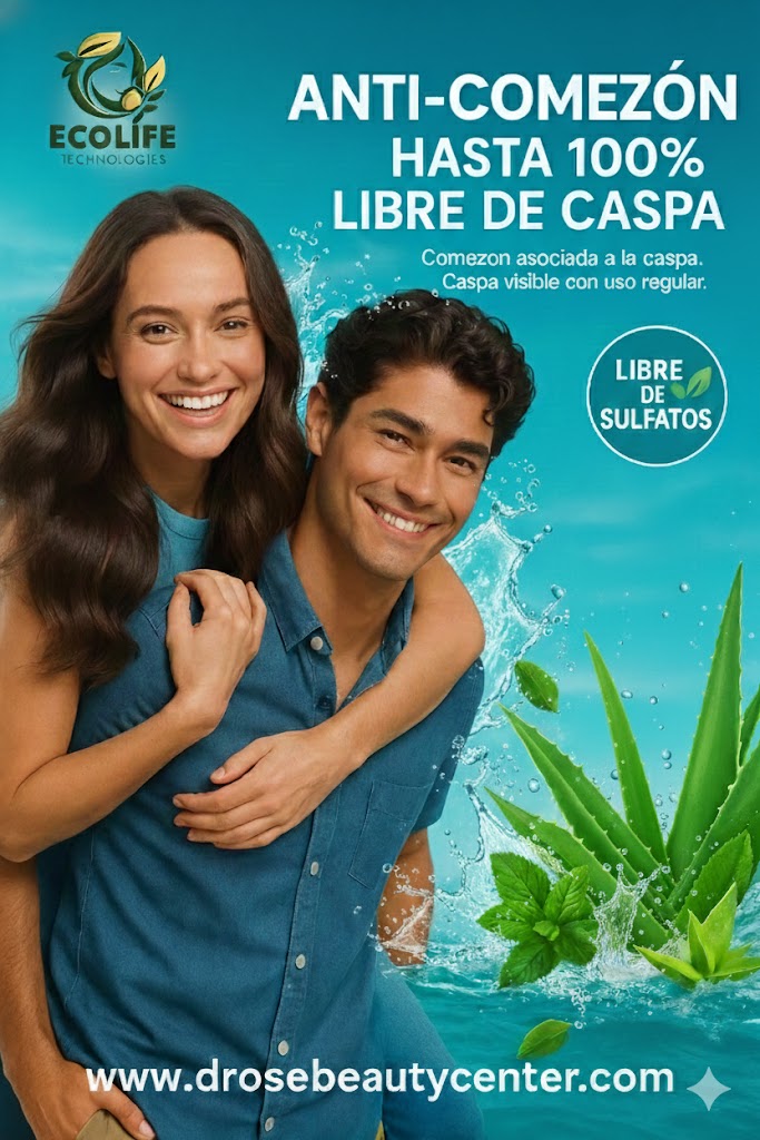 🌿 Kool Breeze Mint – Gotero Anti-Caída 4oz | Minoxidil 4% – Ecolife Technologies