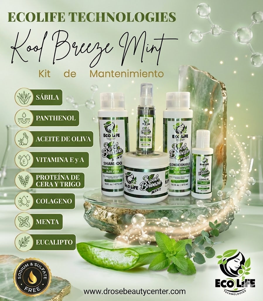 Ecolife Technologies Kool Breeze Mint Kit Profesional 5PZ