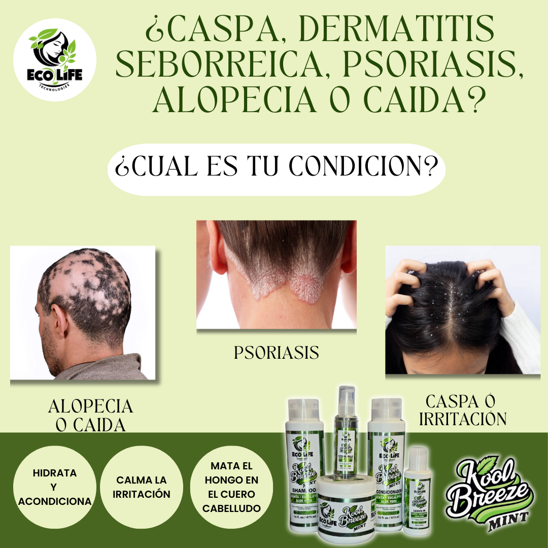 🧊 Mascarilla Capilar Kool Breeze Mint 16oz – Refresca, Hidrata y Repara con Menta, Sábila y Eucalipto