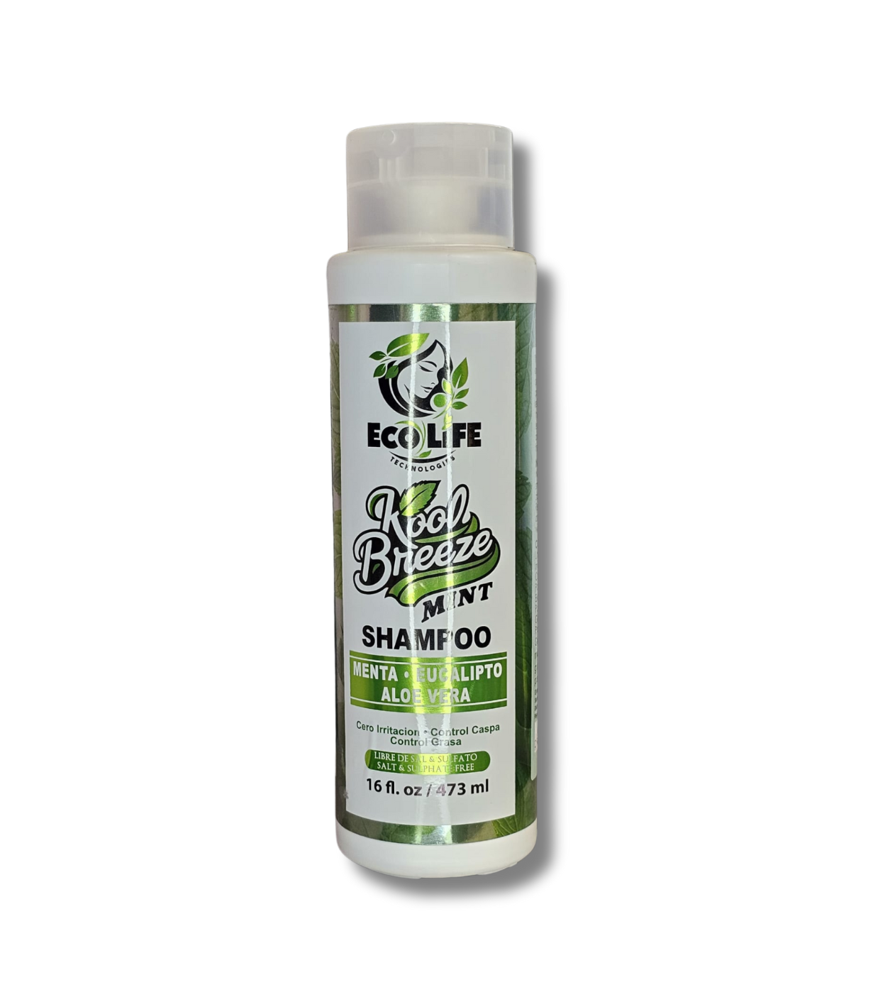 🌿 KOOL BREEZE MINT SHAMPOO 16oz – ECOLIFE TECHNOLOGIES