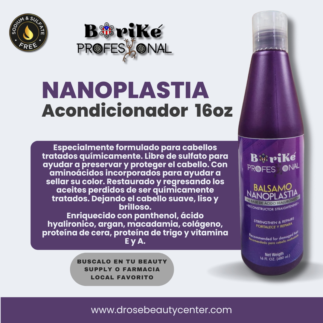 BORIKE PROFESSIONAL NANOPLASTIA ACONDICIONADOR 16OZ BPNA16