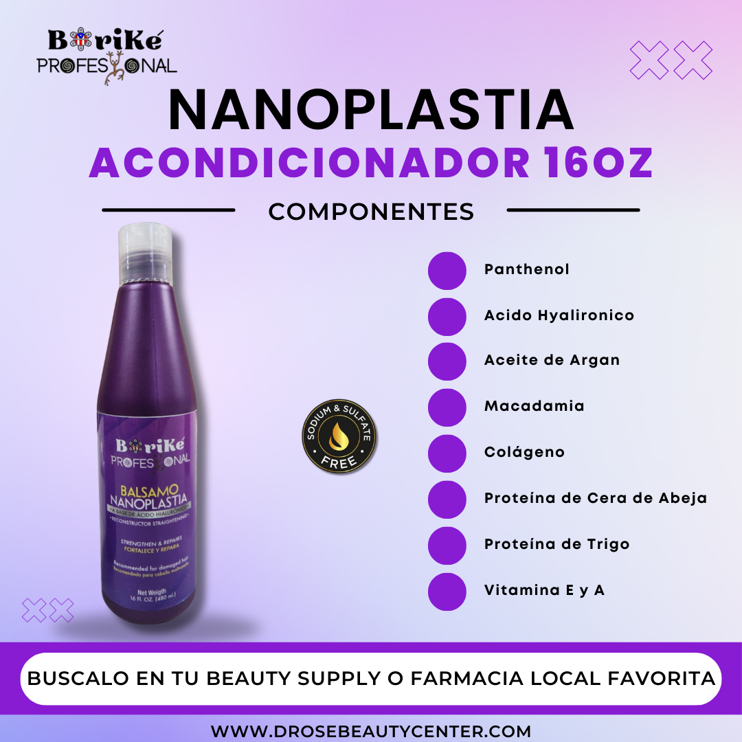 BORIKE PROFESSIONAL NANOPLASTIA ACONDICIONADOR 16OZ BPNA16