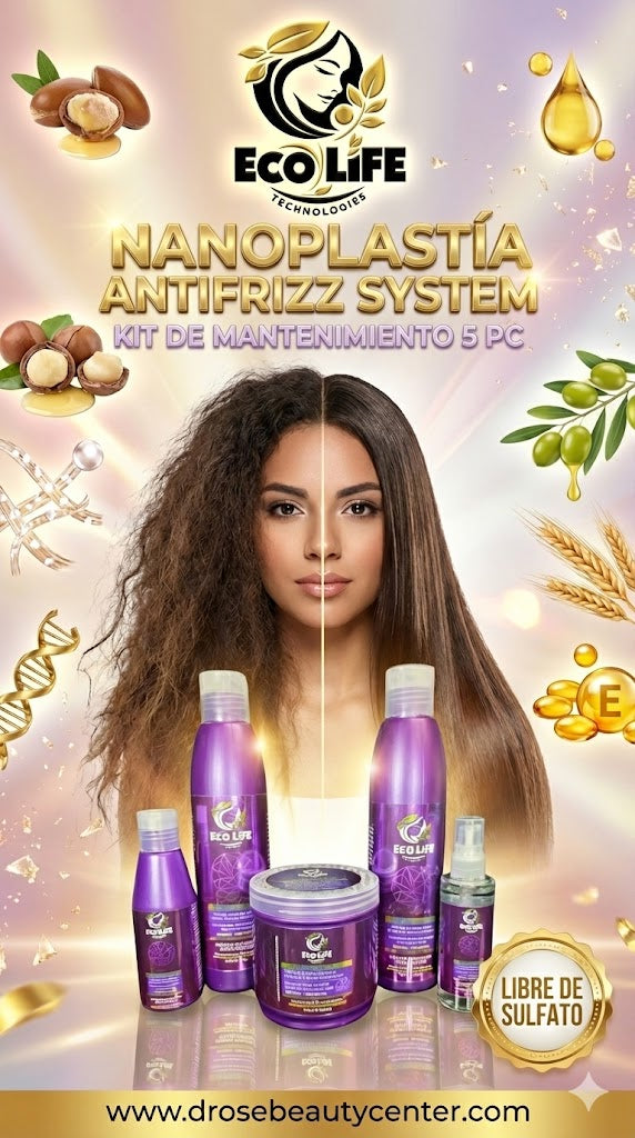 🌟 ECOLIFE TECHNOLOGIES NANOPLASTIA – KIT DE MANTENIMIENTO 5PC 🌟