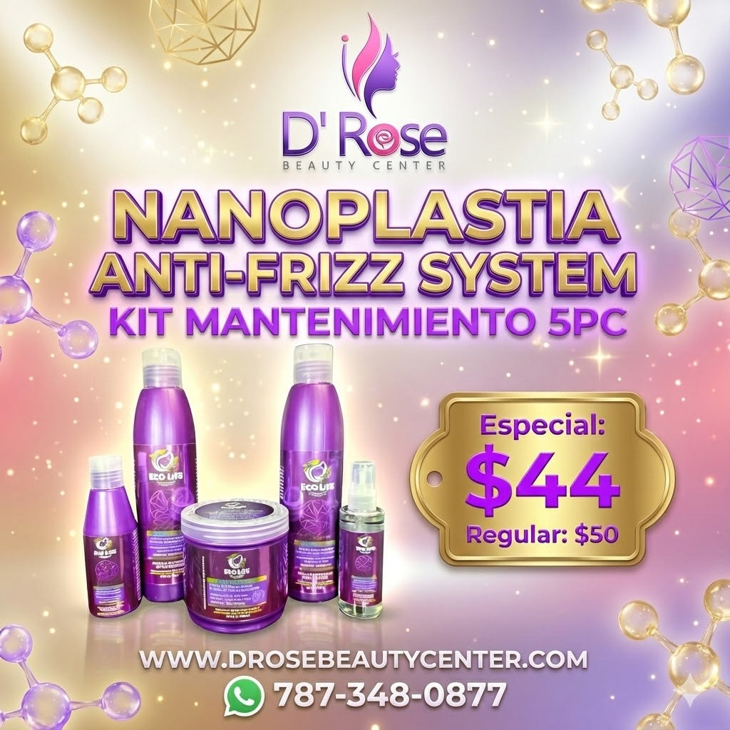 🌟 ECOLIFE TECHNOLOGIES NANOPLASTIA – KIT DE MANTENIMIENTO 5PC 🌟