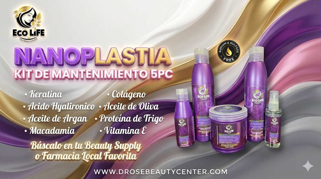 🌟 ECOLIFE TECHNOLOGIES NANOPLASTIA – KIT DE MANTENIMIENTO 5PC 🌟