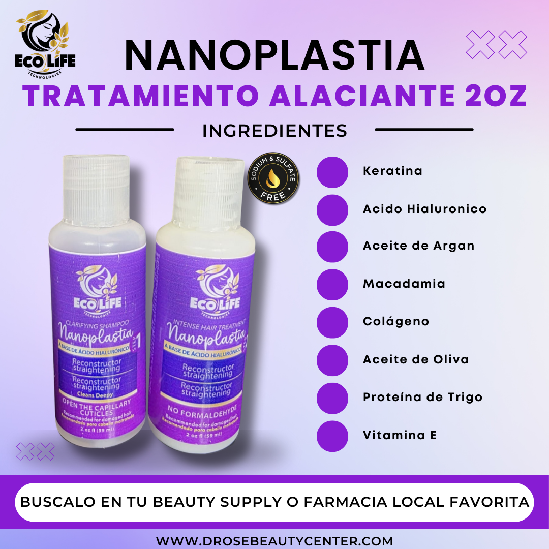 ECOLIFE TECHNOLOGIES NANOPLASTIA KIT LACIANTE 2oz (ETNKL2)