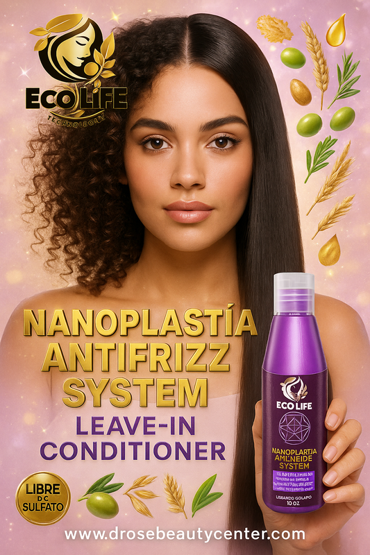 🌟 ECOLIFE TECHNOLOGIES NANOPLASTIA LEAVE IN 4OZ