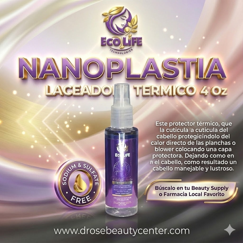 🟣 Ecolife Technologies Nanoplastia Laceador Térmico 4oz