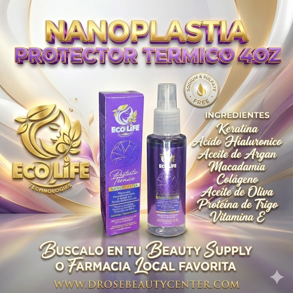 🟣 Ecolife Technologies Nanoplastia Laceador Térmico 4oz