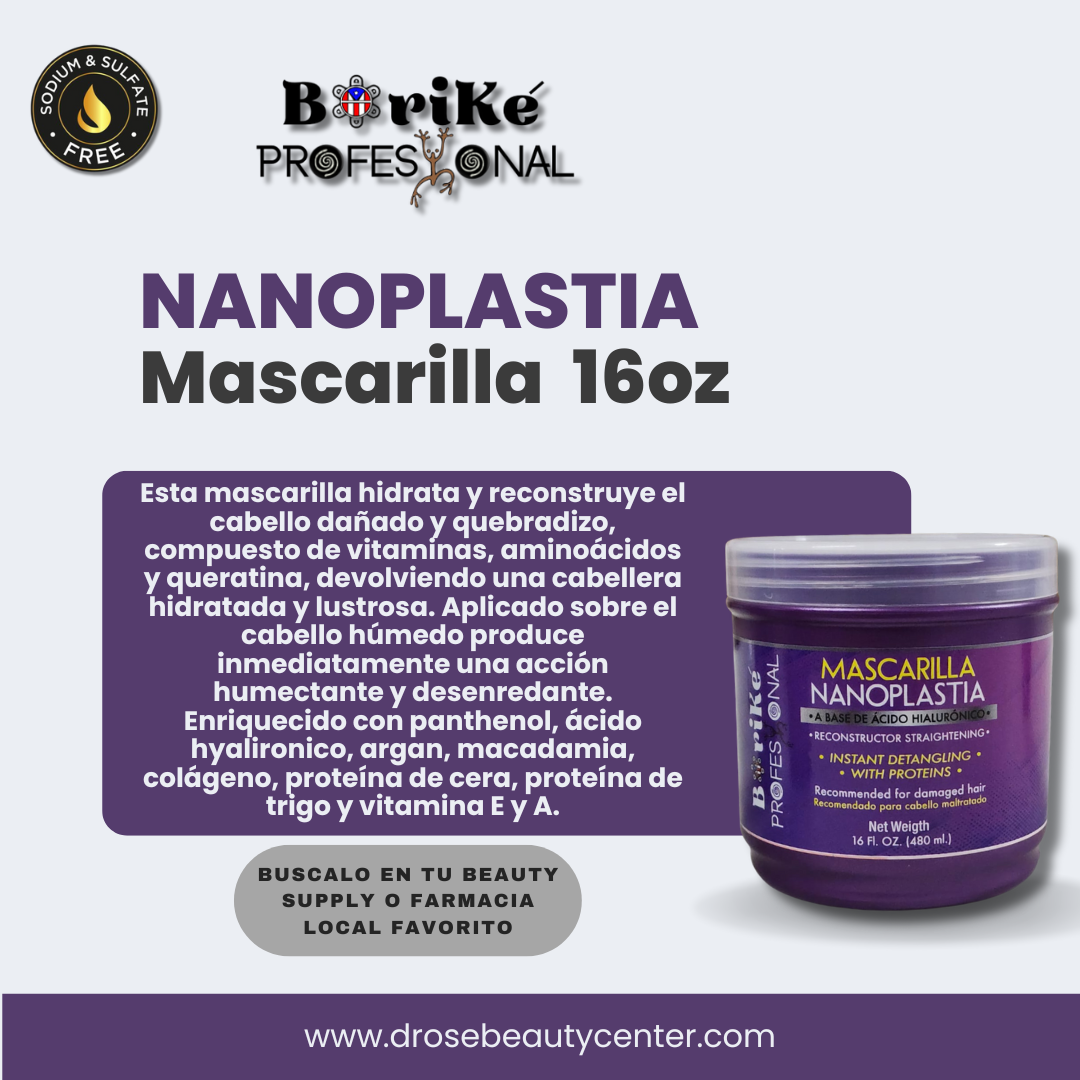 BORIKE PROFESSIONAL NANOPLASTIA MASCARILLA 16OZ BPNM16
