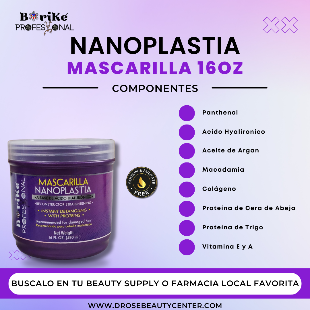 BORIKE PROFESSIONAL NANOPLASTIA MASCARILLA 16OZ BPNM16