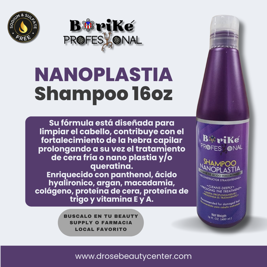 BORIKE PROFESSIONAL NANOPLASTIA SHAMPOO 16OZ BPNSH16
