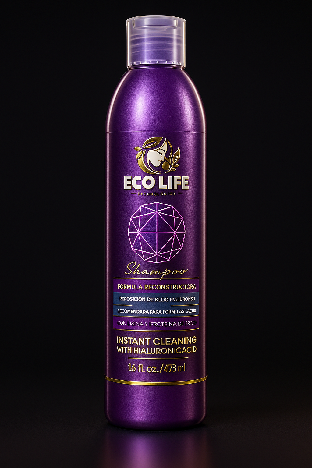 🌟 ECOLIFE TECHNOLOGIES NANOPLASTIA SHAMPOO 16oz