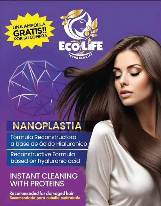 🟣 Ecolife Technologies Nanoplastia Laceador Térmico 4oz