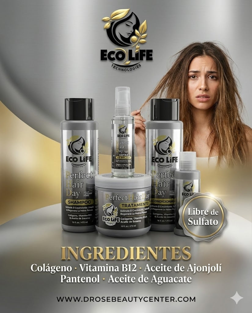 👁️✨ PERFECT HAIR DAY – Kit Mantenimiento 5 PZ | Fuerza + Brillo + Suavidad en una Rutina Completa ✨
