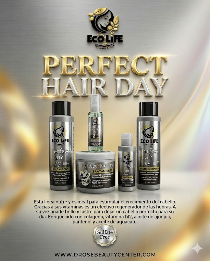 👁️✨ PERFECT HAIR DAY – Kit Mantenimiento 5 PZ | Fuerza + Brillo + Suavidad en una Rutina Completa ✨