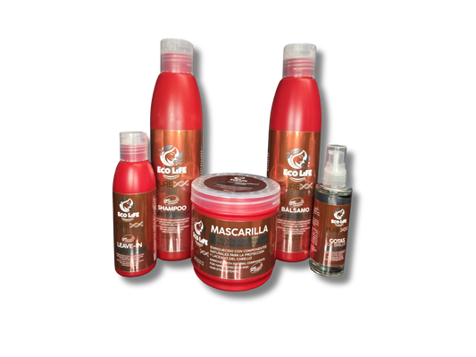 ✨ Pure Keratin Kit de Mantenimiento 5PZ + Ampolla Gratis – Reparación, Nutrición y Brillo Profesional ✨