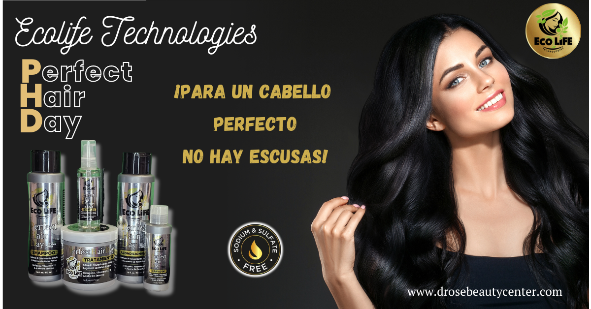 🧴 Ecolife Technologies Perfect Hair Day – Mascarilla Nutritiva 16oz
