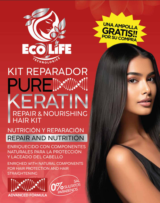 ✨ PURE KERATIN SHAMPOO 16oz – Fórmula libre de sulfato y sodio ✨