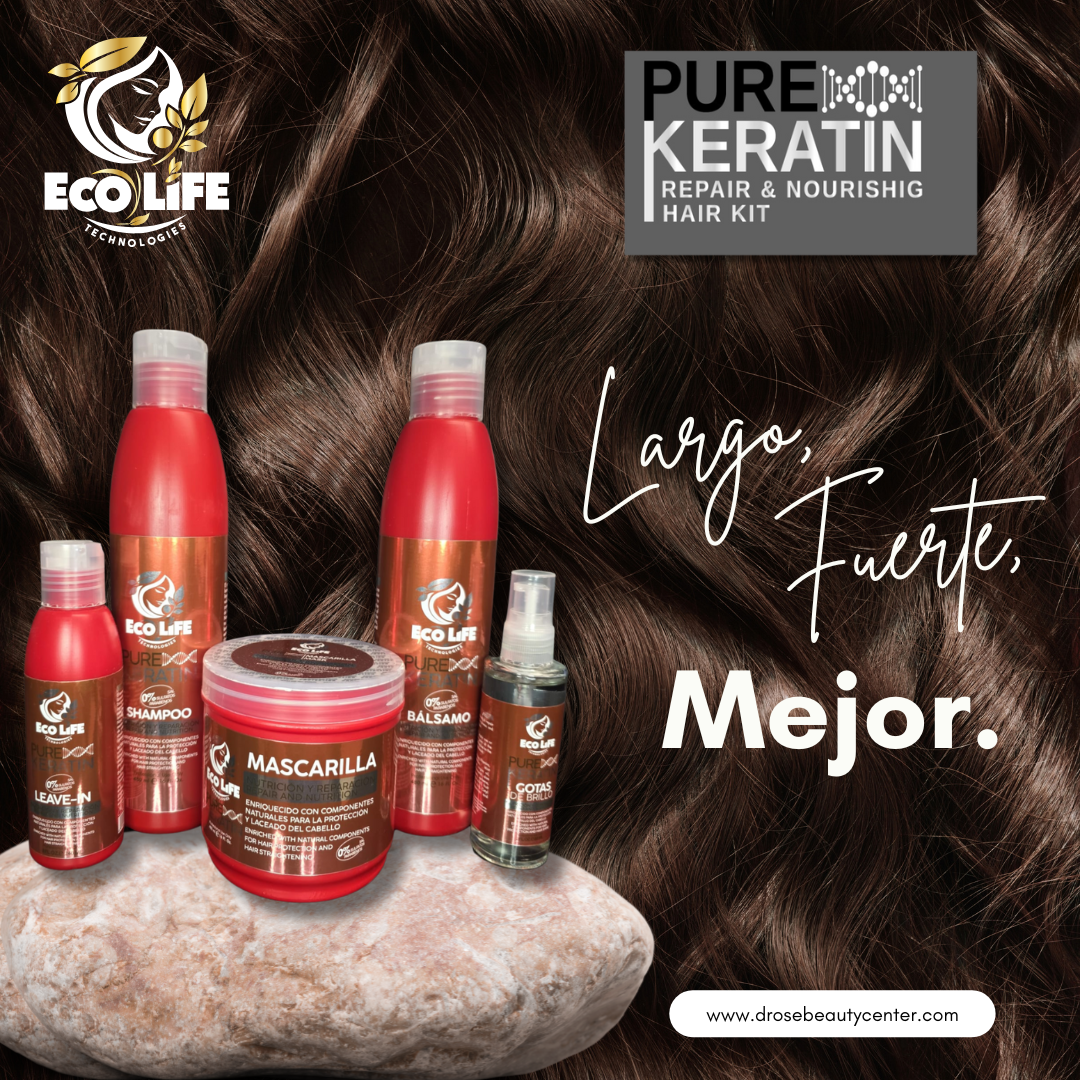 ✨ PURE KERATIN SHAMPOO 16oz – Fórmula libre de sulfato y sodio ✨