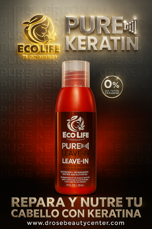 ✨ ECOLIFE TECHNOLOGIES PURE KERATIN LEAVE-IN 4oz