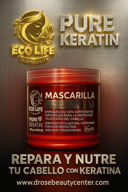 💥 ECOLIFE TECHNOLOGIES - MASCARILLA PURE KERATIN 16oz