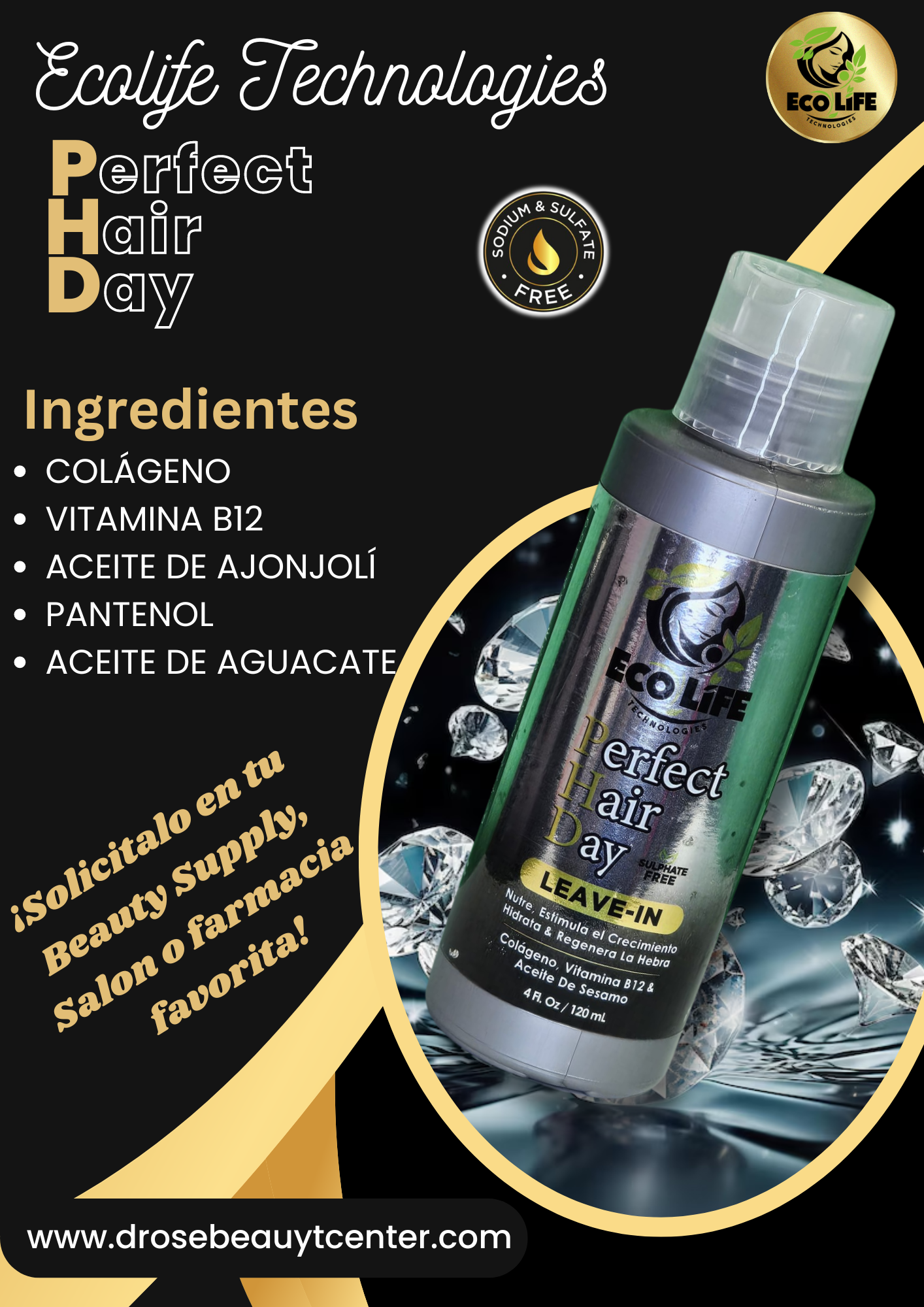 ✨ Perfect Hair Day Leave-In 4oz | Ecolife Technologies